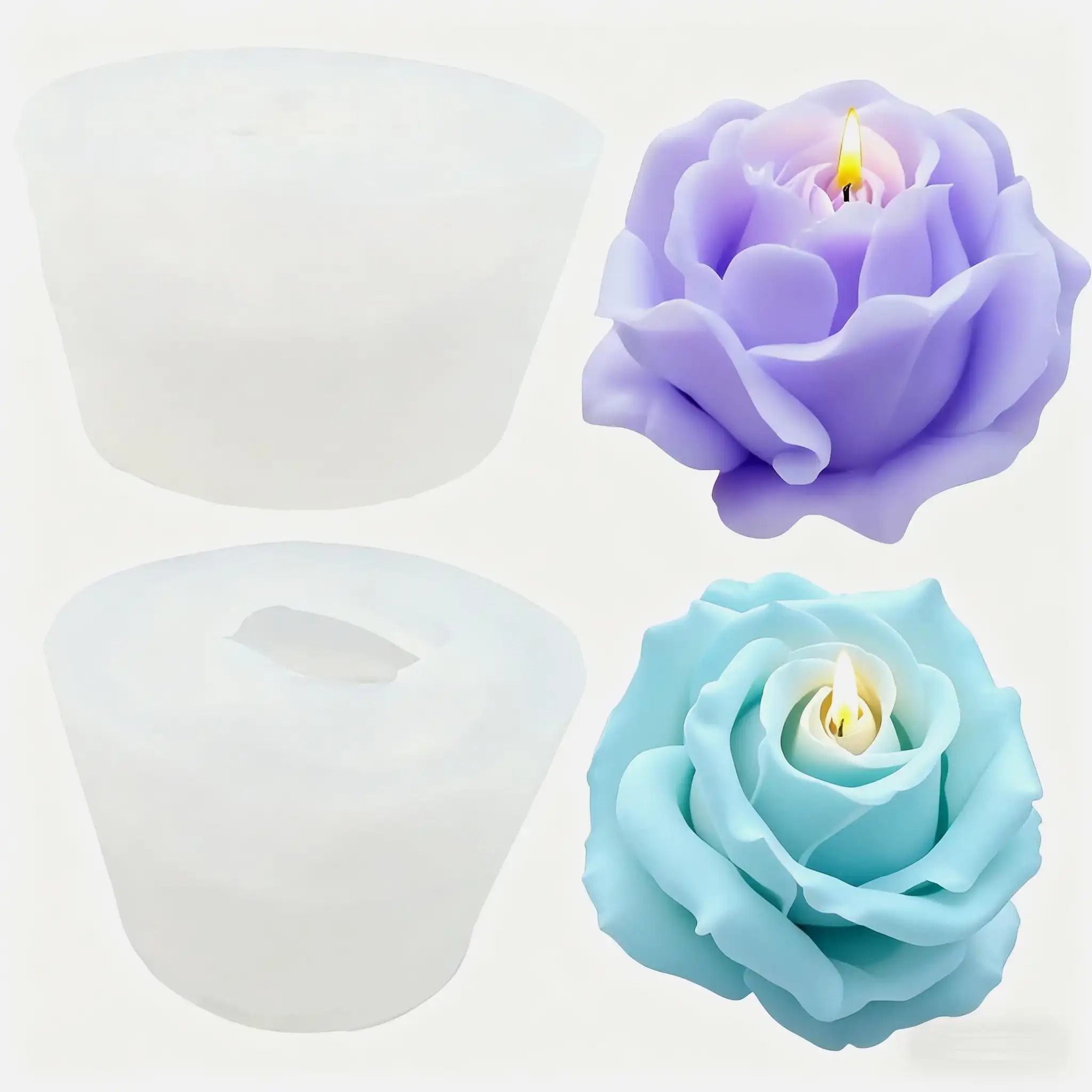 Soap Making Gifts - Conjunto de 2 moldes de silicone
