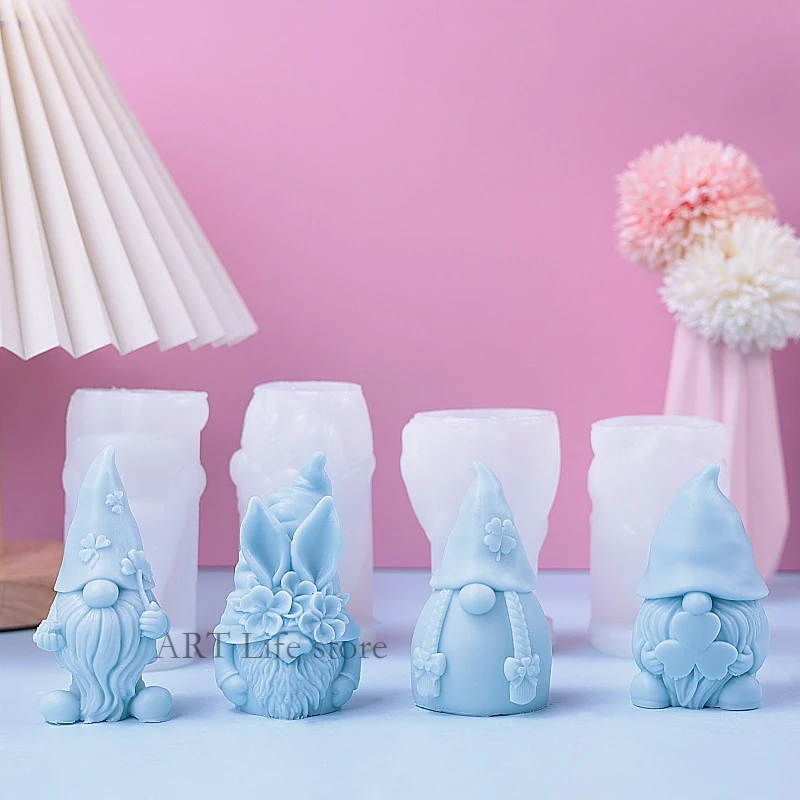 Soap Making Gifts - Molde de vela de silicone anão