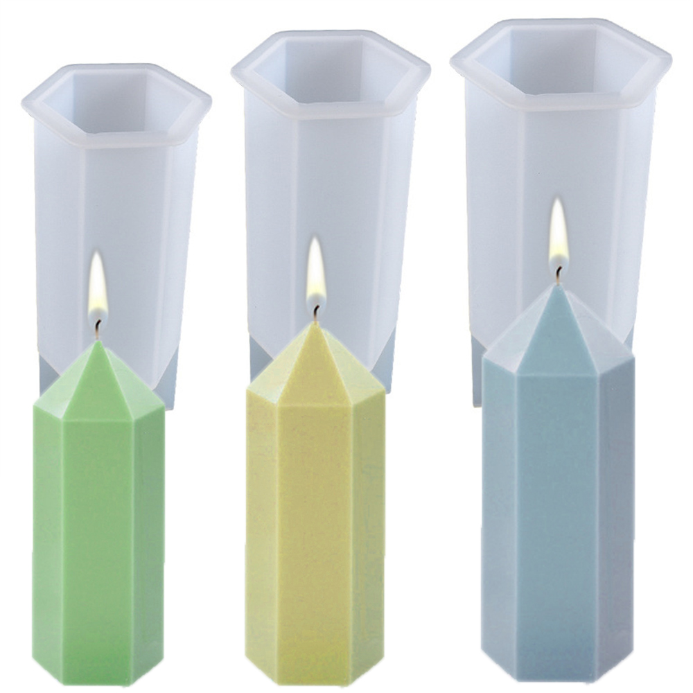 Soap Making Kit For Beginners - Silicone Coluna Hexagonal Moldes De Vela,