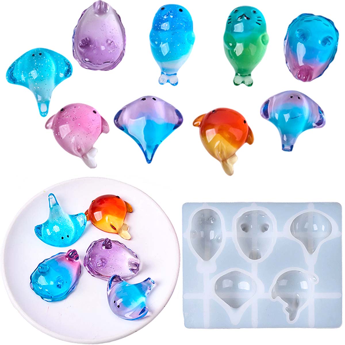 Soap Making Ins - Molde de Silicone 3D de Raia