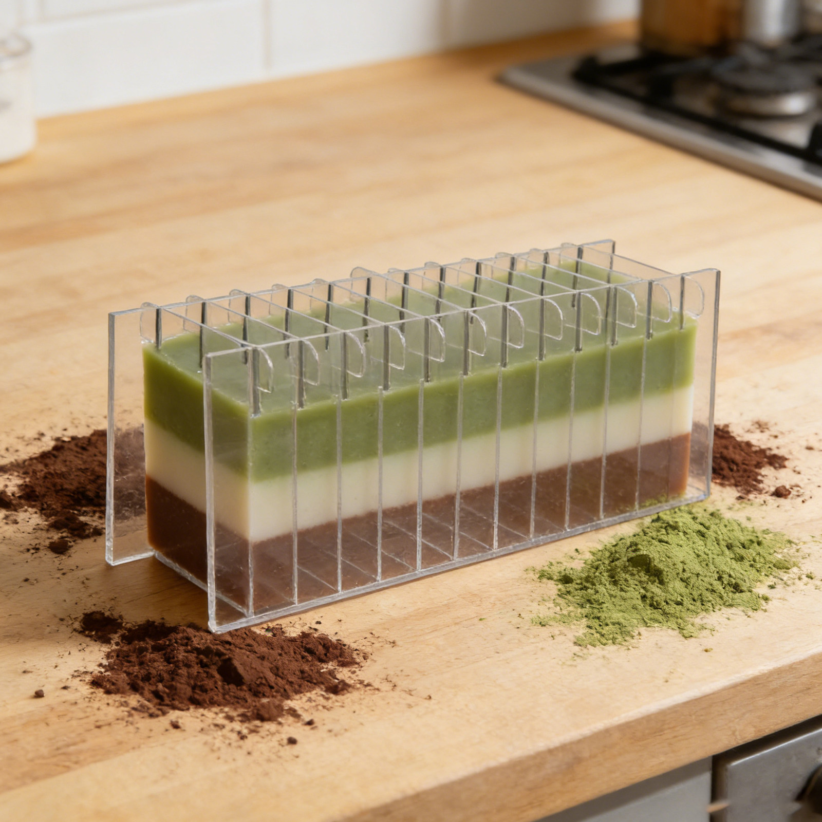 Soap Making Kit For Beginners - Divisor de Sabão em Acrílico para