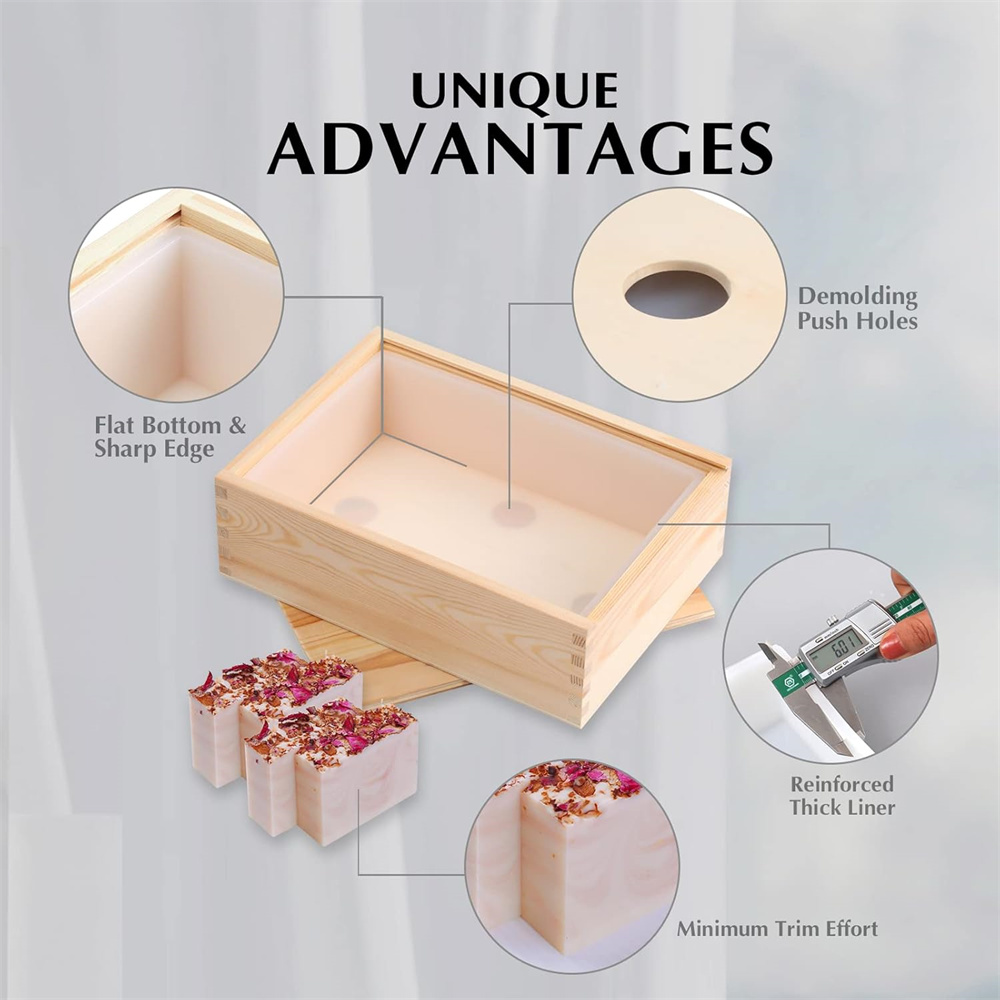 Moldes de sabão grandes, molde - Soap Making Kit For Beginners avaliação e preço