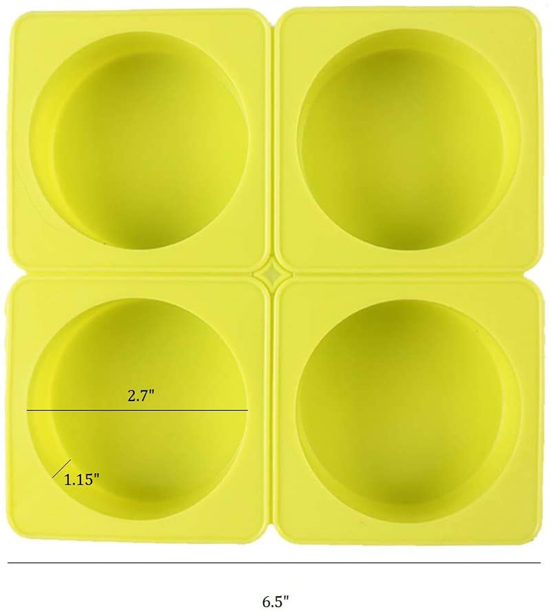 4 cavidade redonda silicone sa - Soap Making Kit For Beginners avaliação e preço