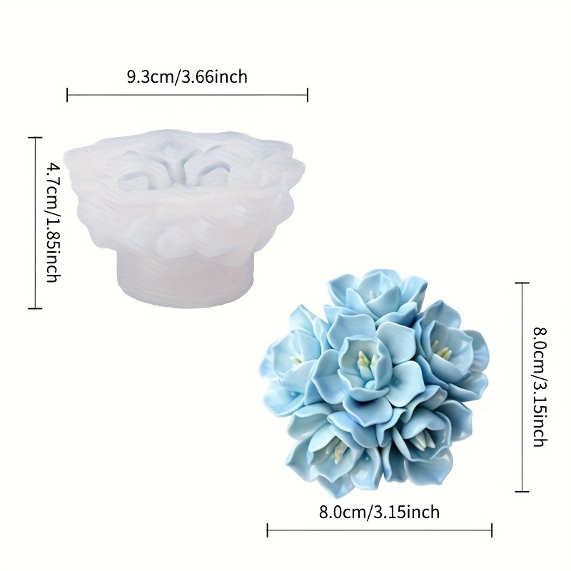1 molde de silicone para velas - Soap Making Instructions avaliação e preço