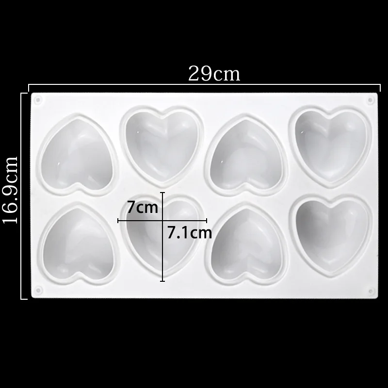 Amor coração silicone sabão mo - Soap Making Kit For Beginners avaliação e preço