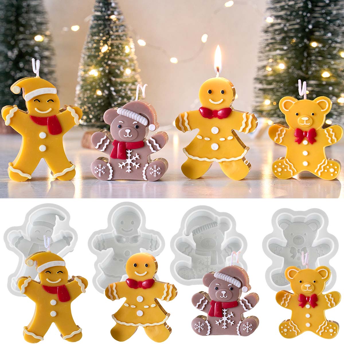 Molde de Silicone para Velas e - Soap Making Gifts avaliação e preço