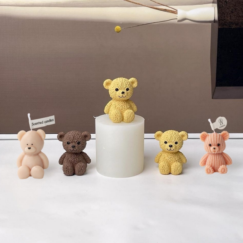 3d bonito urso vela que faz mo - Soap Making Gifts avaliação e preço