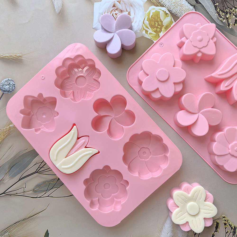Moldes de Silicone para Flores - Soap Making Kit For Beginners avaliação e preço