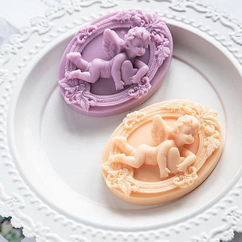 3D Anjo Crianças Em Forma De S - Soap Making Gifts avaliação e preço