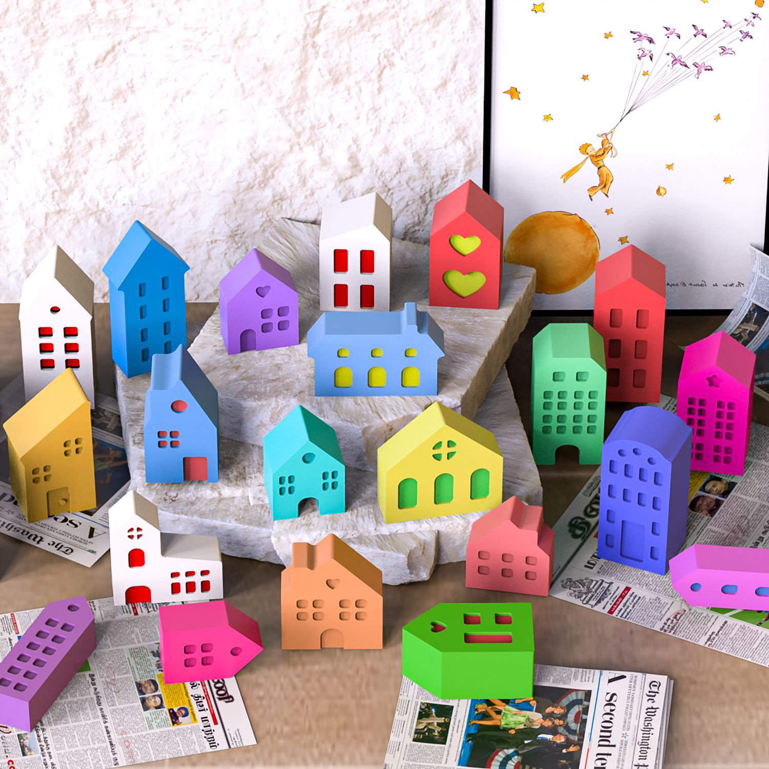 Multi-casa ornamento silicone  - Soap Making Gifts avaliação e preço